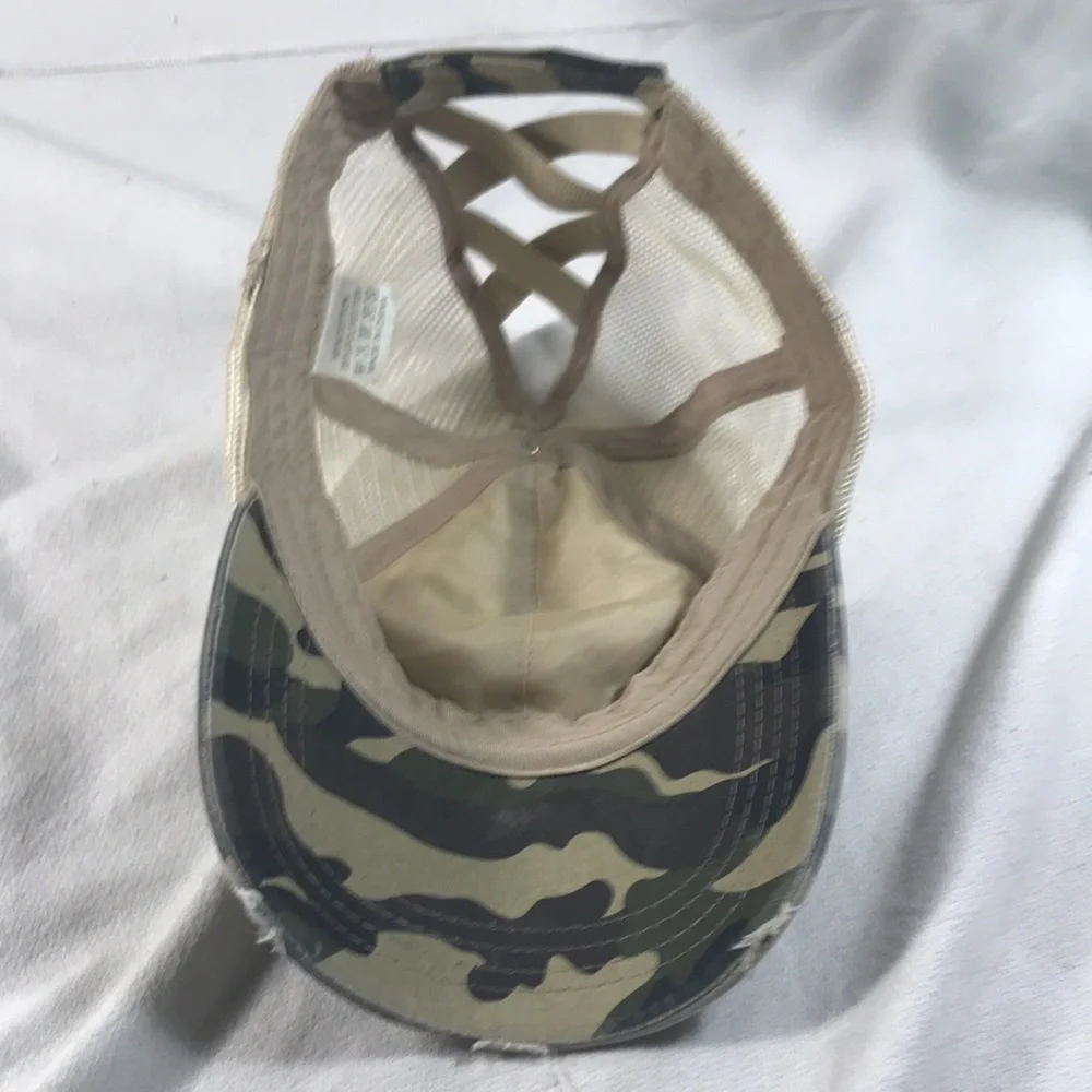 Womens Rugged Camo Trucker Hat